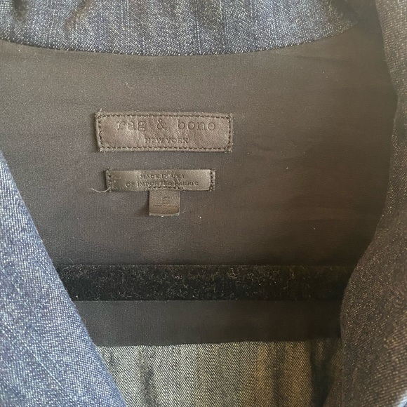 Rag and Bone denim button up size small - Picture 4 of 4